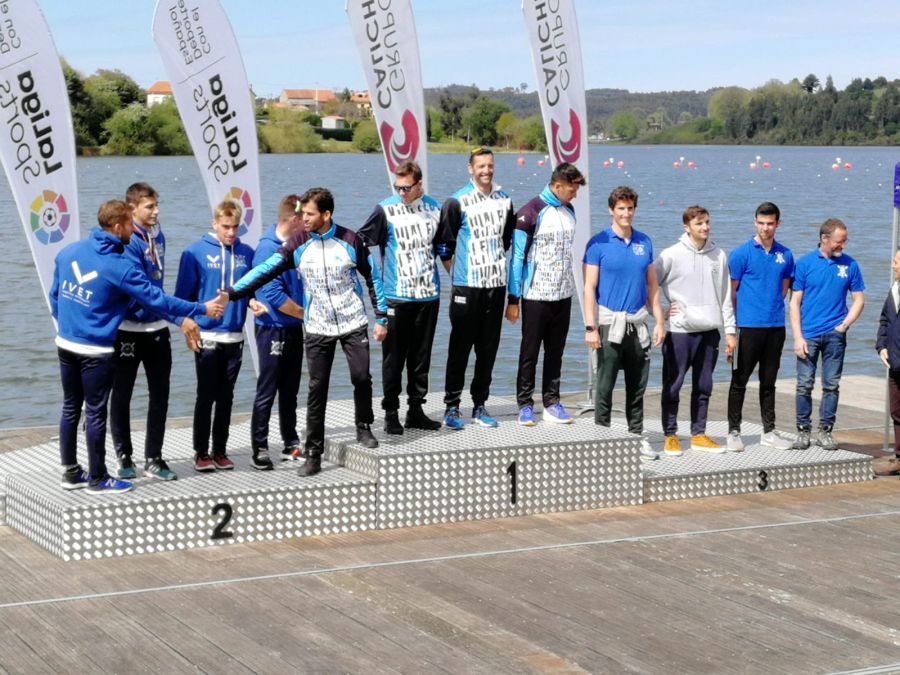 El K4 del FLUVIAL se impone en la final de la Copa de España Sprint Olímpico en Trasona