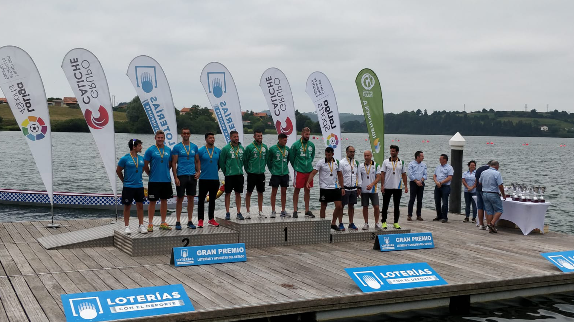 Segundo puesto en K4 200 con Toro, Dono, Pawel y Álvarez